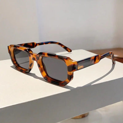Zyne™ KLASSNUM Vintage Rectangle Solglasögon – Unisex Design